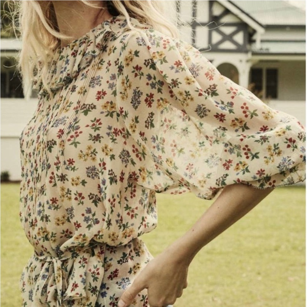Doen Cadence Top in Boquet Floral